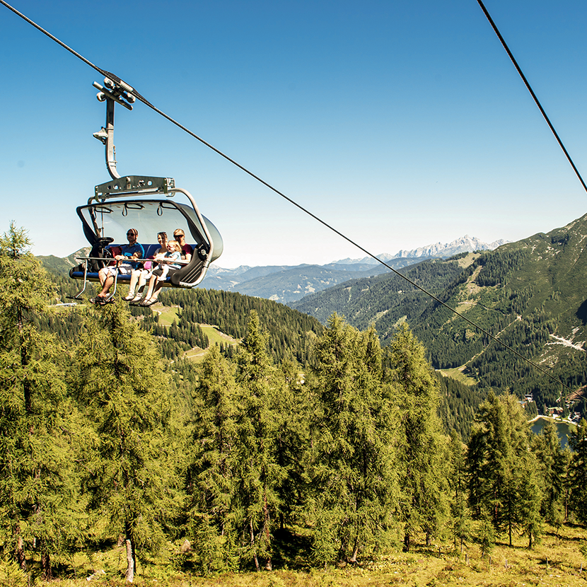 Bergbahn Flachau Ski amadé Sommer Hotel Tauernhof Wandern